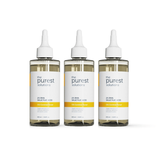 The Purest Solutions Oil Control Toner BHA Salicylic Acid 200 ml 3 Pack