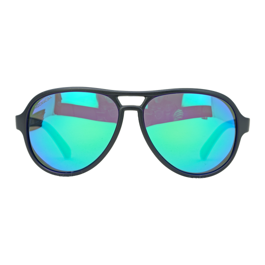 Casino (Black/Green Mirror Polarized Lens)
