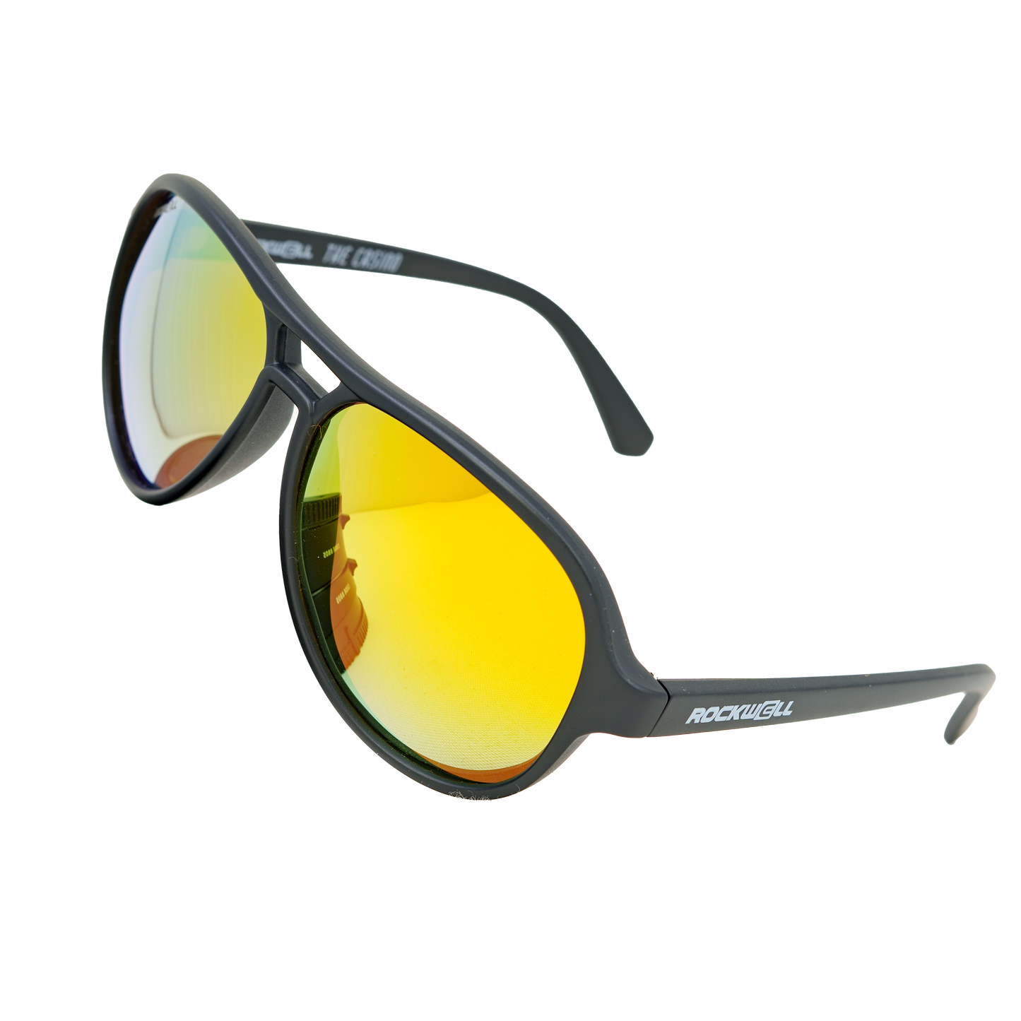 Casino (Black/Yellow Mirror Polarized Lens