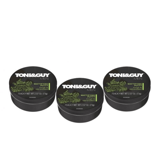 Toni & Guy Men Styling Putty Hair Styling Wax 75 ml 3 Pack