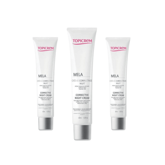 Topicrem Mela Night Cream for Blemished Skin 40 ml 3 Pack