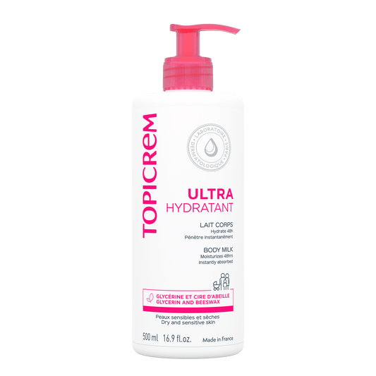 Topicrem Lait Corps Ultra Hydratant 500 ml