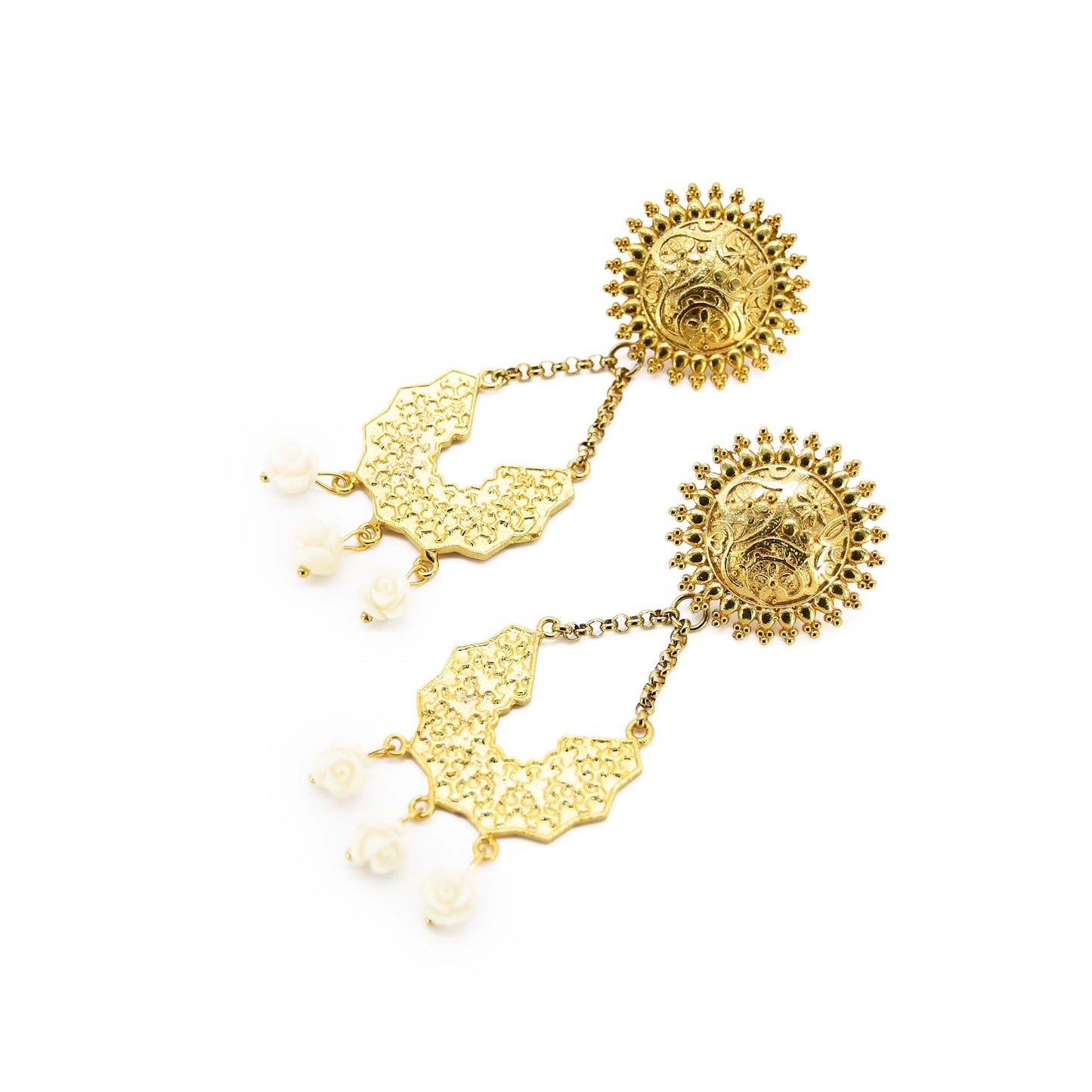 Tranquility Roses Earring