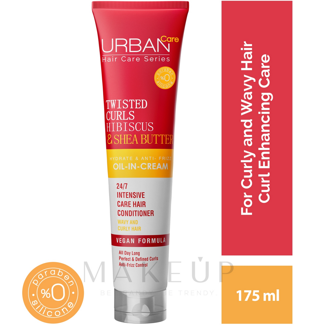 Urban Care Twisted Curls Hibiscus Water&Shea Butter Leave-in Conditioner 175 ml