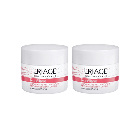 Uriage Roseliane Anti-Redness Rich Cream 50ml 2 Pack