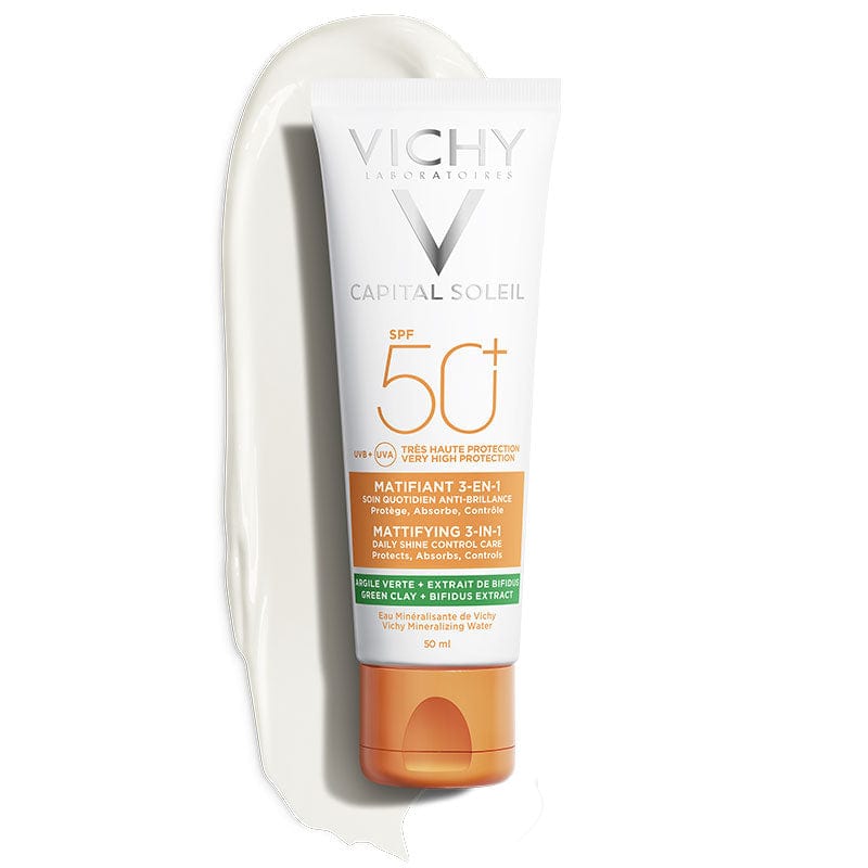 Vichy Capital Soleil SPF 50+ Crème Solaire Visage Matifiante 50 ml