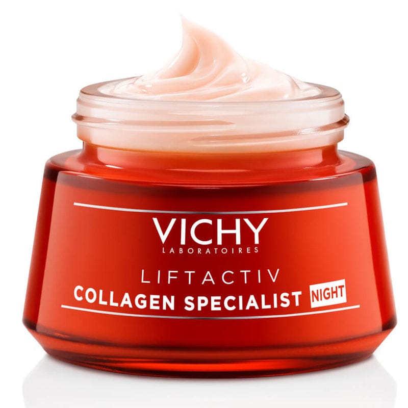 Vichy Liftactiv Collagen Specialist Anti-Aging Night Care Cream 1.7 oz Skin Care & Specialist B3 Dark Spots &Wrinkles Serum 30 ml
