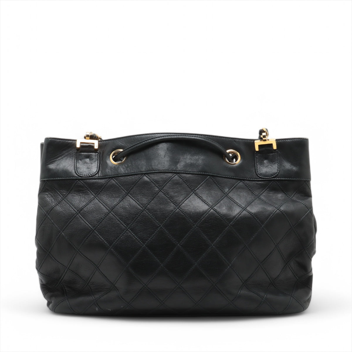 Chanel Lambskin Black Quilted Shoulder Bag 0 Series #3752