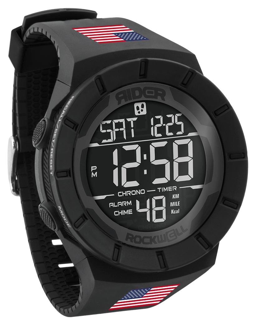 Coliseum Fit™ Flags of The World Edition N-Z (Phantom Black) Watch