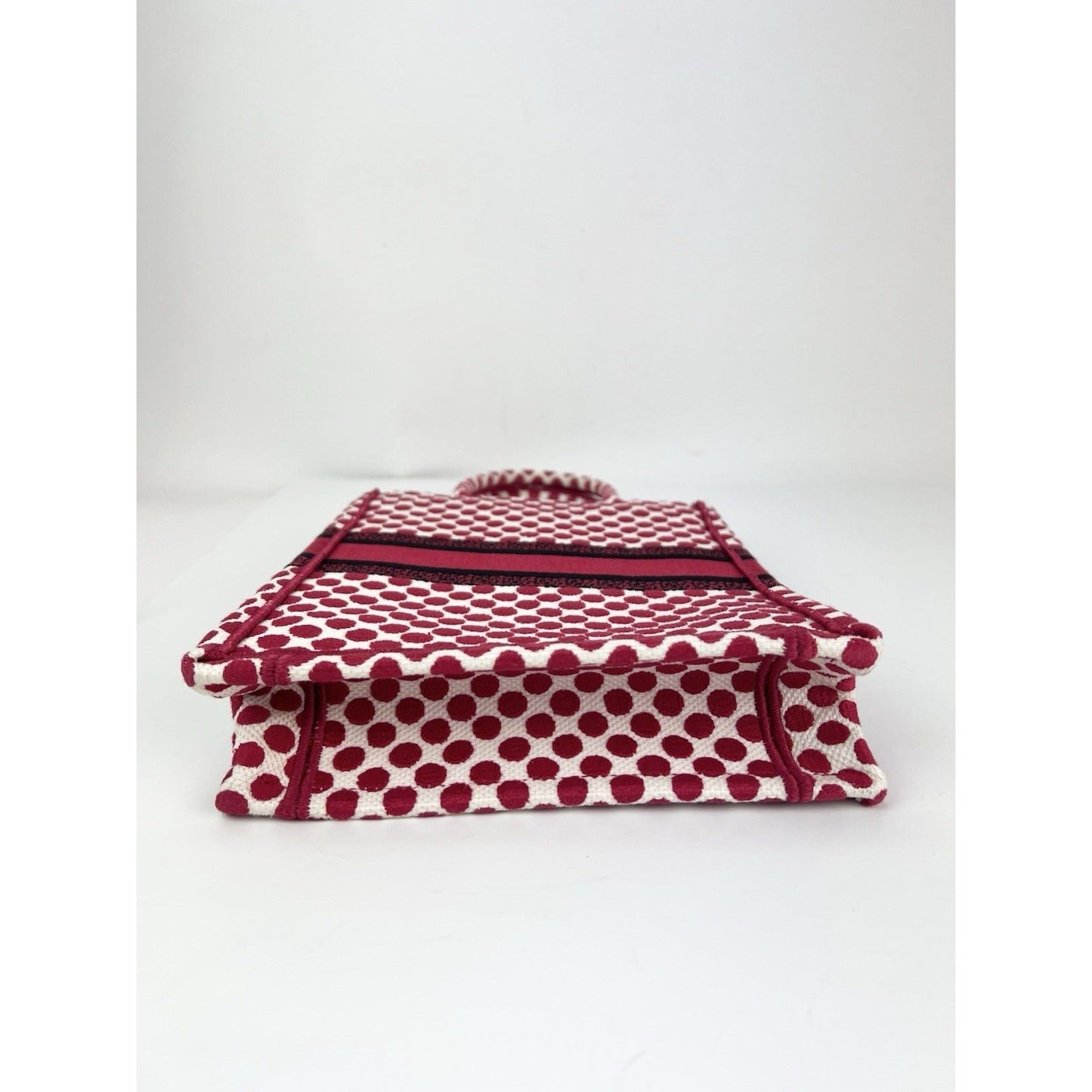 Christian Dior Canvas Dior Amour Dots Vertical Book Tote