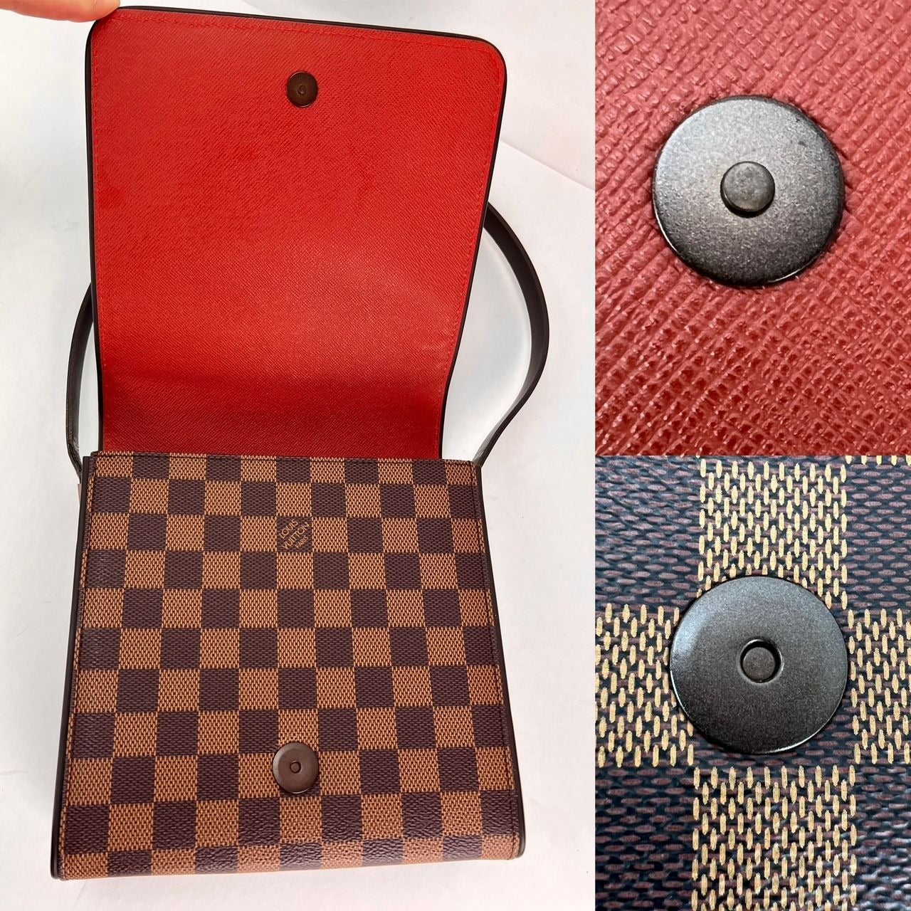 Louis Vuitton Mini Tribecca Damier Ebene Shoulder Bag