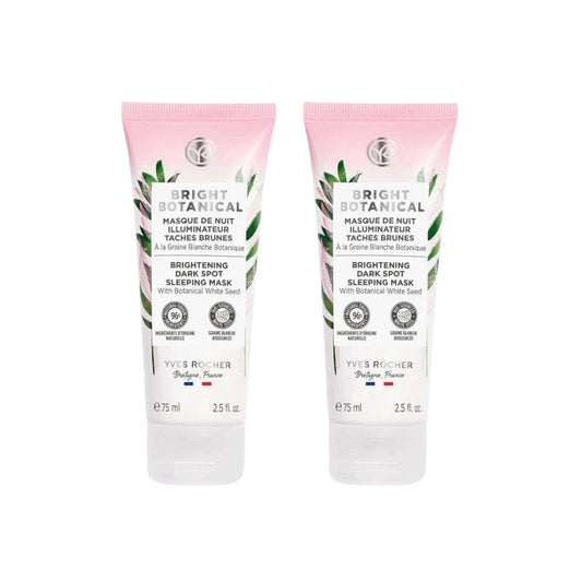 Yves Rocher Bright Botanical Anti-Blemish Brightening Sleeping Mask 75 ml 2 Pack