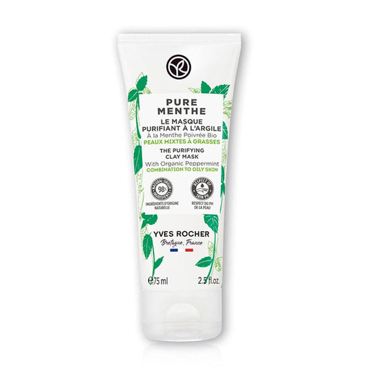 Yves Rocher Pure Menthe Mattifying Clay Mask 75 ml