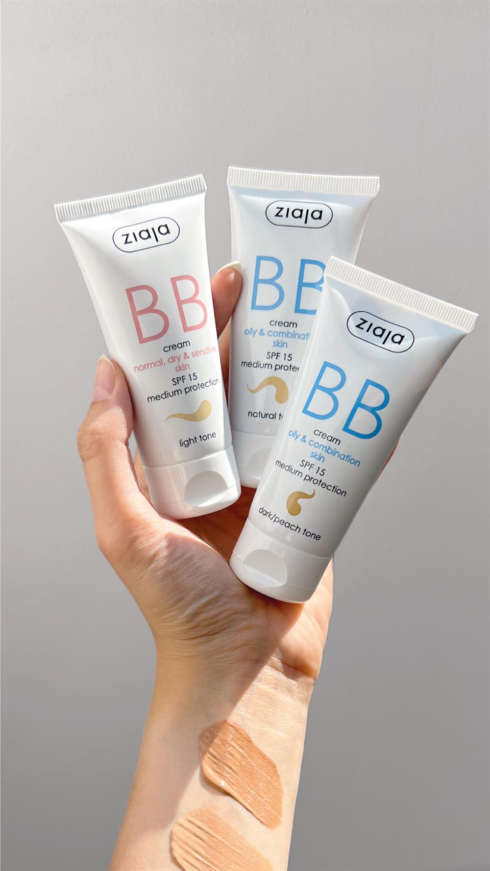 Ziaja BB Cream Natural Tone SPF15 pour peaux normales, sèches et sensibles 50 ml