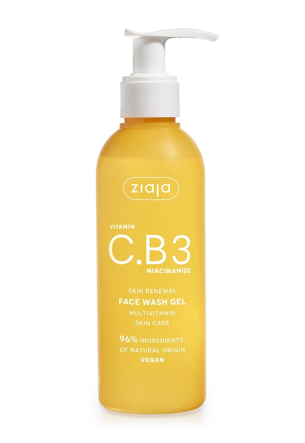 Ziaja Vitamin C.B3 Niacinamide Daily Facial Cleansing Gel 190ml
