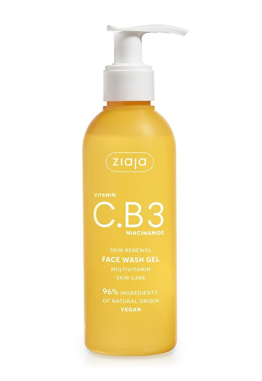 Ziaja Vitamin C.B3 Niacinamide Daily Facial Cleansing Gel 190ml