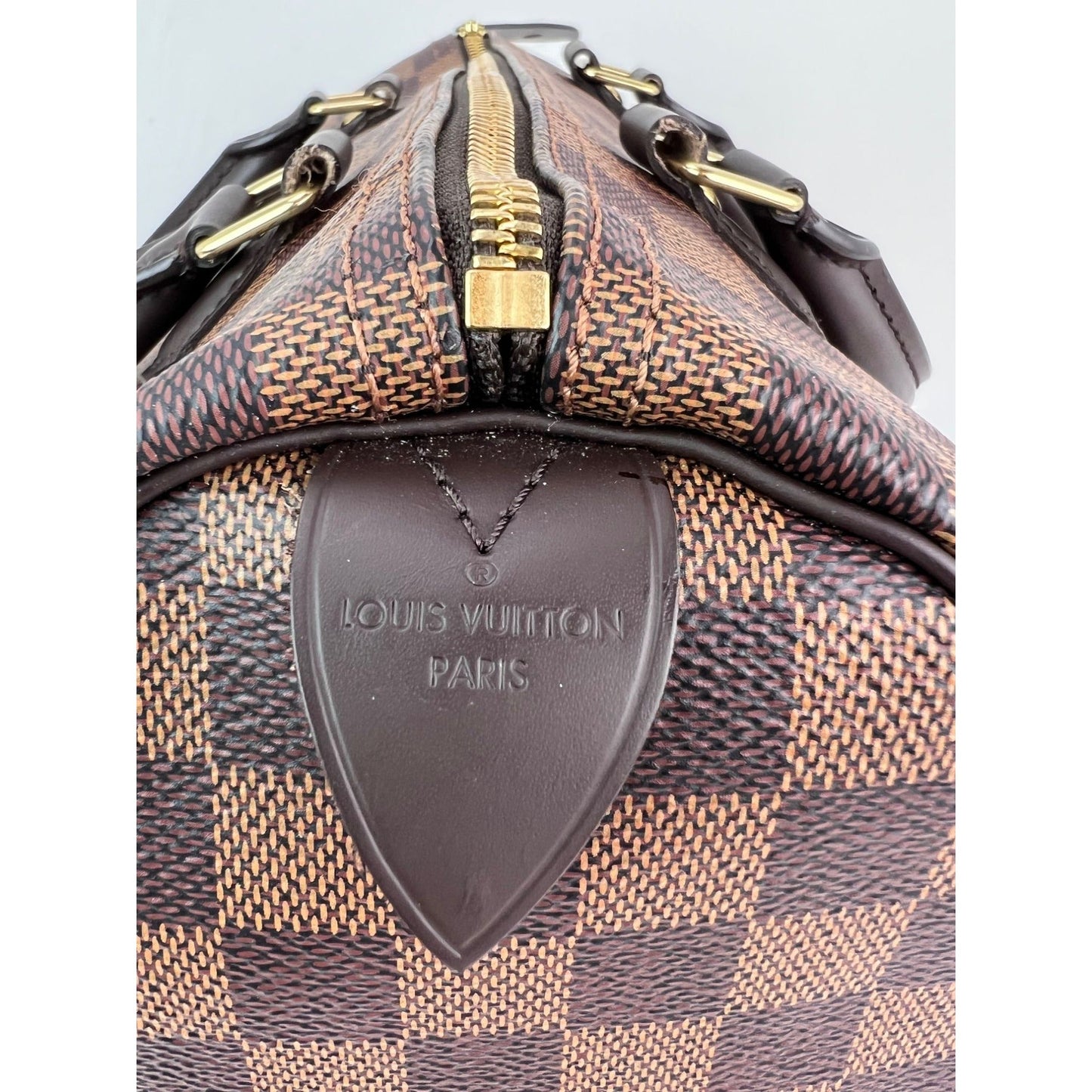 LOUIS VUITTON Speedy 30 Damier Ebene Hand Bag