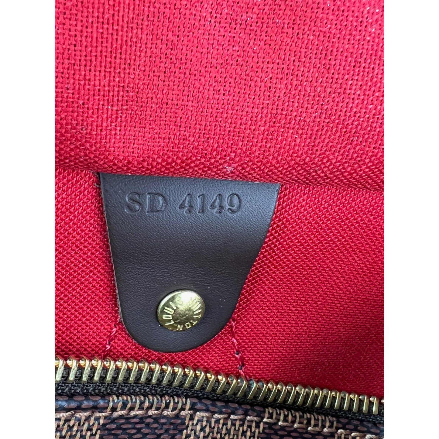 LOUIS VUITTON Speedy 30 Damier Ebene Hand Bag