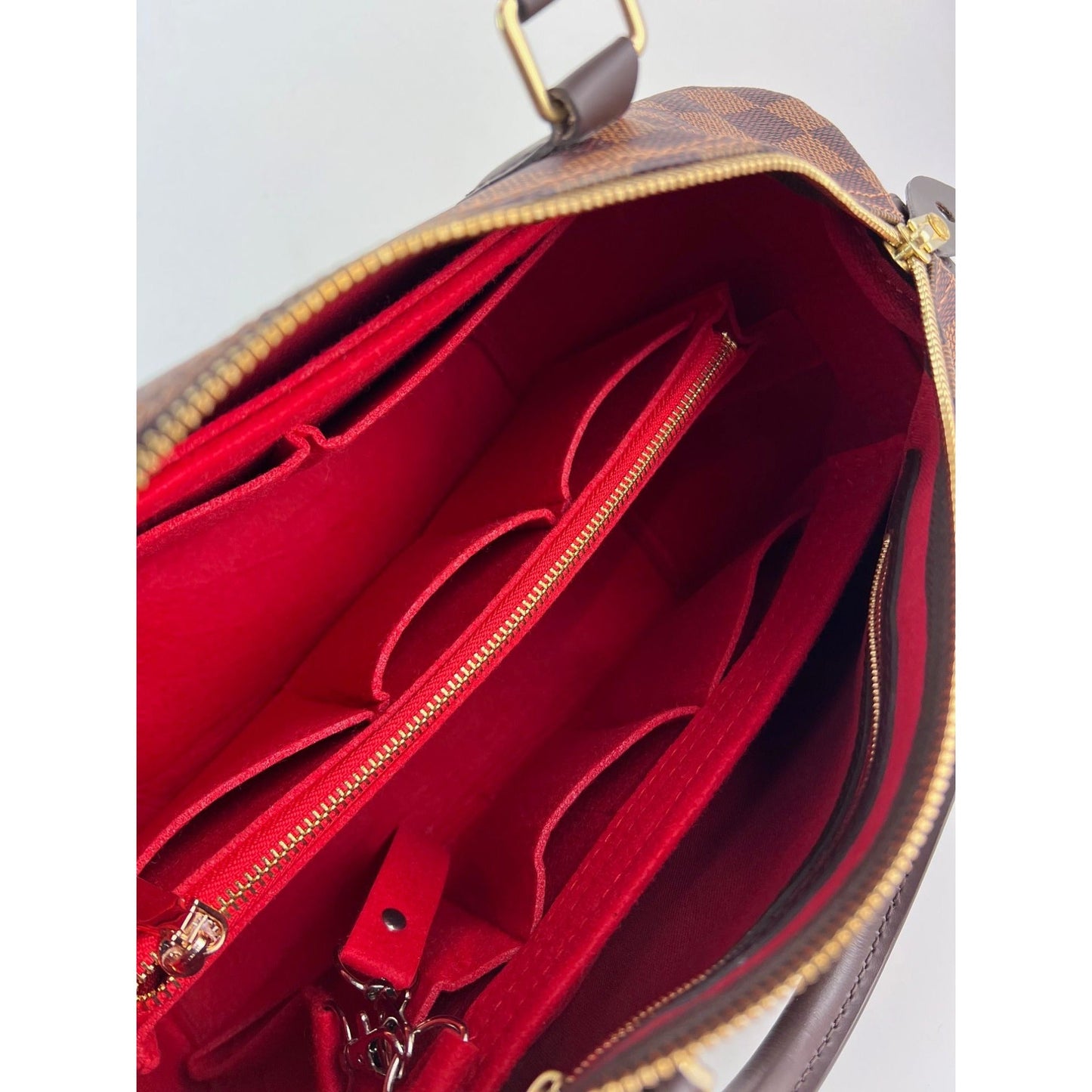 LOUIS VUITTON Speedy 30 Damier Ebene Hand Bag