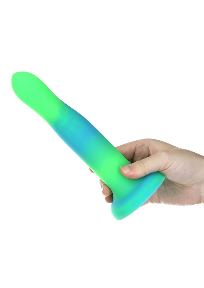 Addiction Rave Glow-in-the-Dark Bendable Silicone Dildo