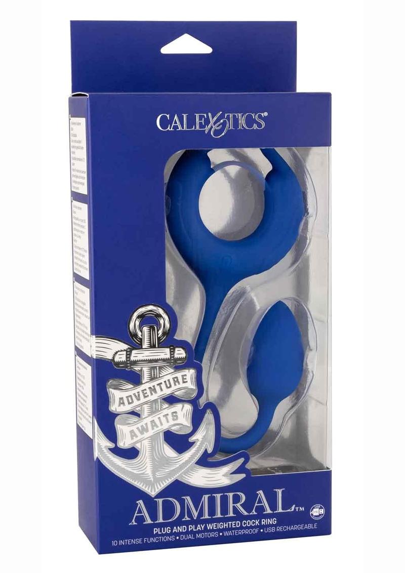 CalExotics Admiral Plug and Play Weighted Silicone Cock Ring