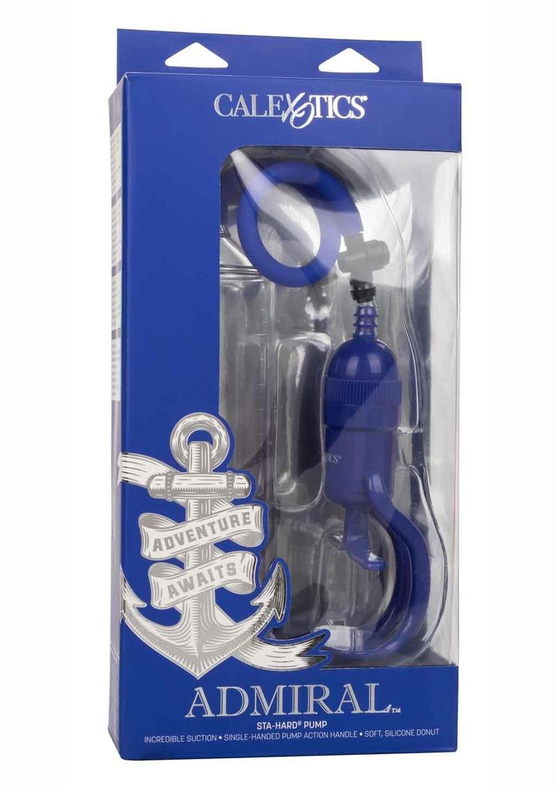 CALEXOTICS Admiral Sta-Hard Single-Handed Suction Penis Pump