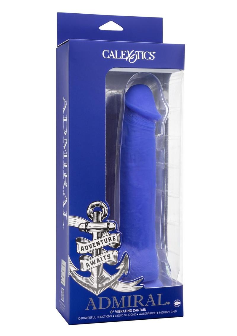 CalExotics Admiral Vibrating Captain Rechargeable Silicone Dildo