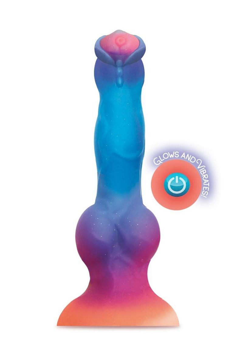 Alien Nation G-Spot Vibrating Glow in the Dark Dildo