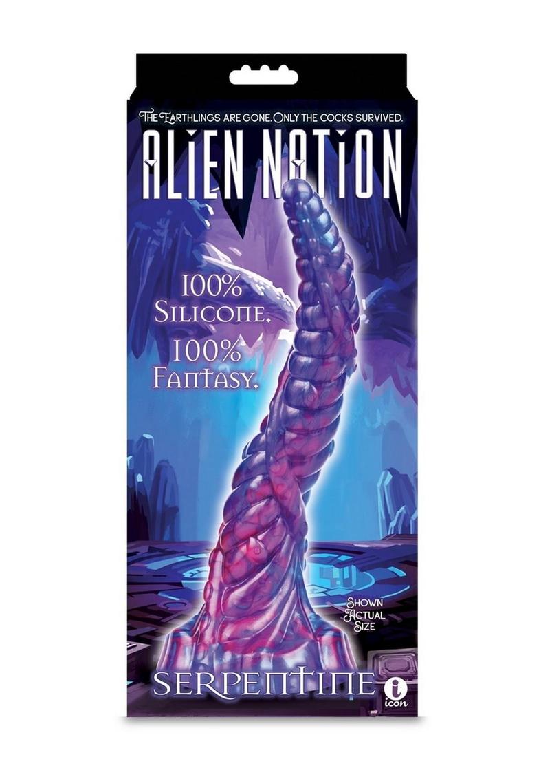 Alien Nation Serpentine Silicone Dildo – 100% Silicone Fantasy