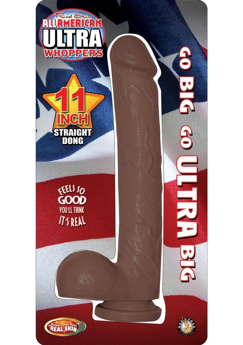 All American Ultra Whoppers 11 Inch Straight Dong Realistic Feel