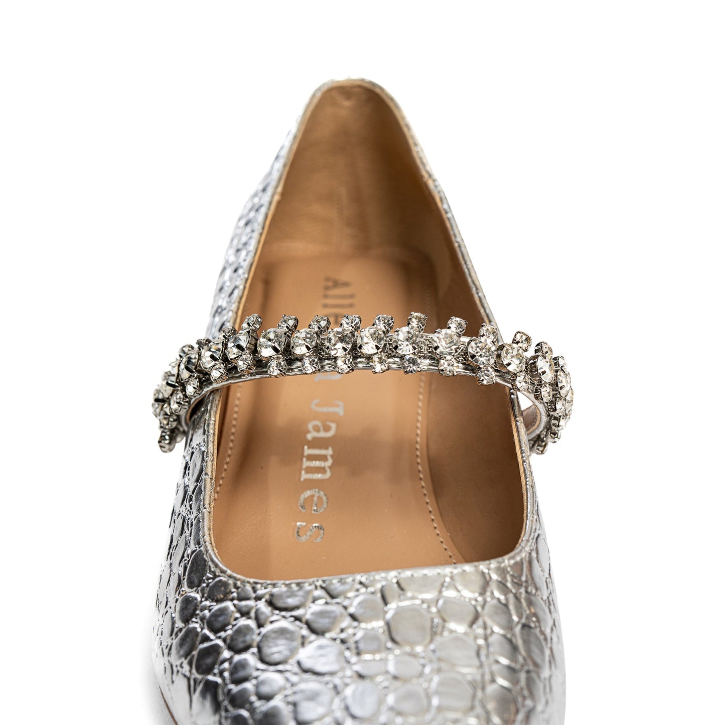 Escarpin en cuir gaufré Antonella