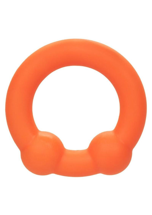 CalExotics Alpha Liquid Silicone Dual Ball Ring