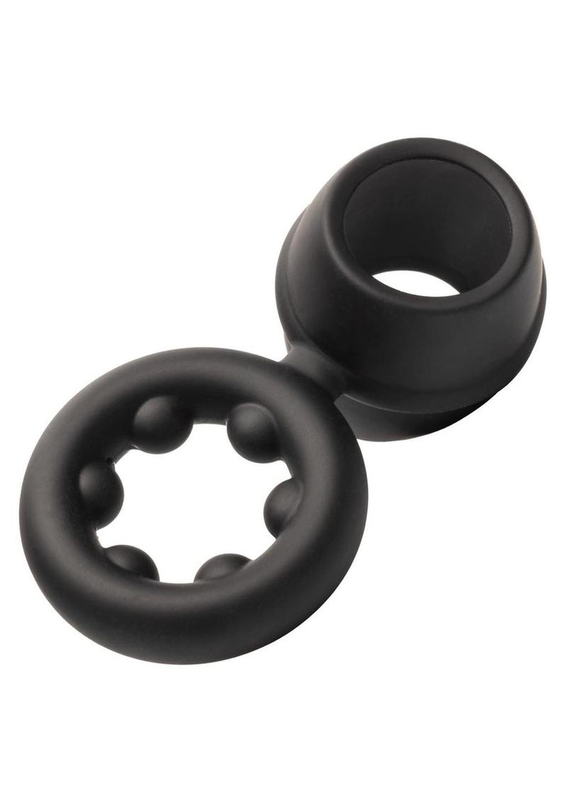 CalExotics Alpha Liquid Silicone Dual Support Magnum Ring