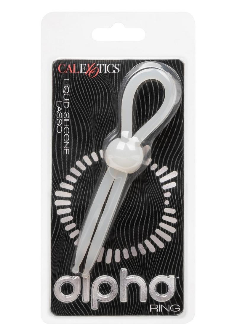 Alpha Liquid Silicone Lasso Cock Ring – Premium Silicone