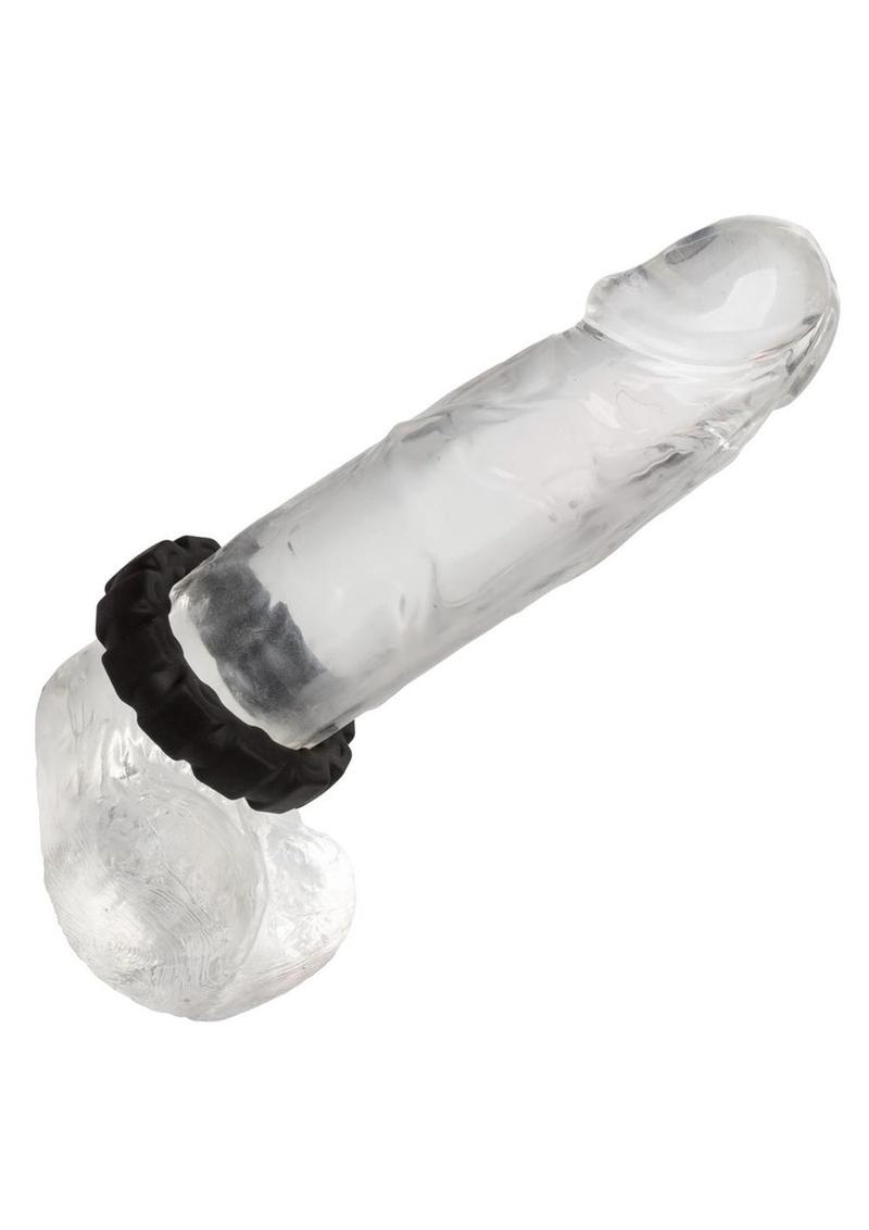 CalExotics Alpha Liquid Silicone Prolong Tread Cock Ring