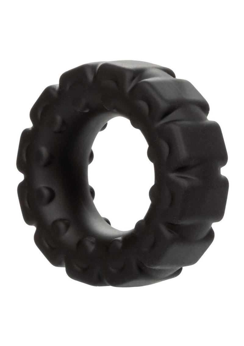 CalExotics Alpha Liquid Silicone Prolong Tread Cock Ring