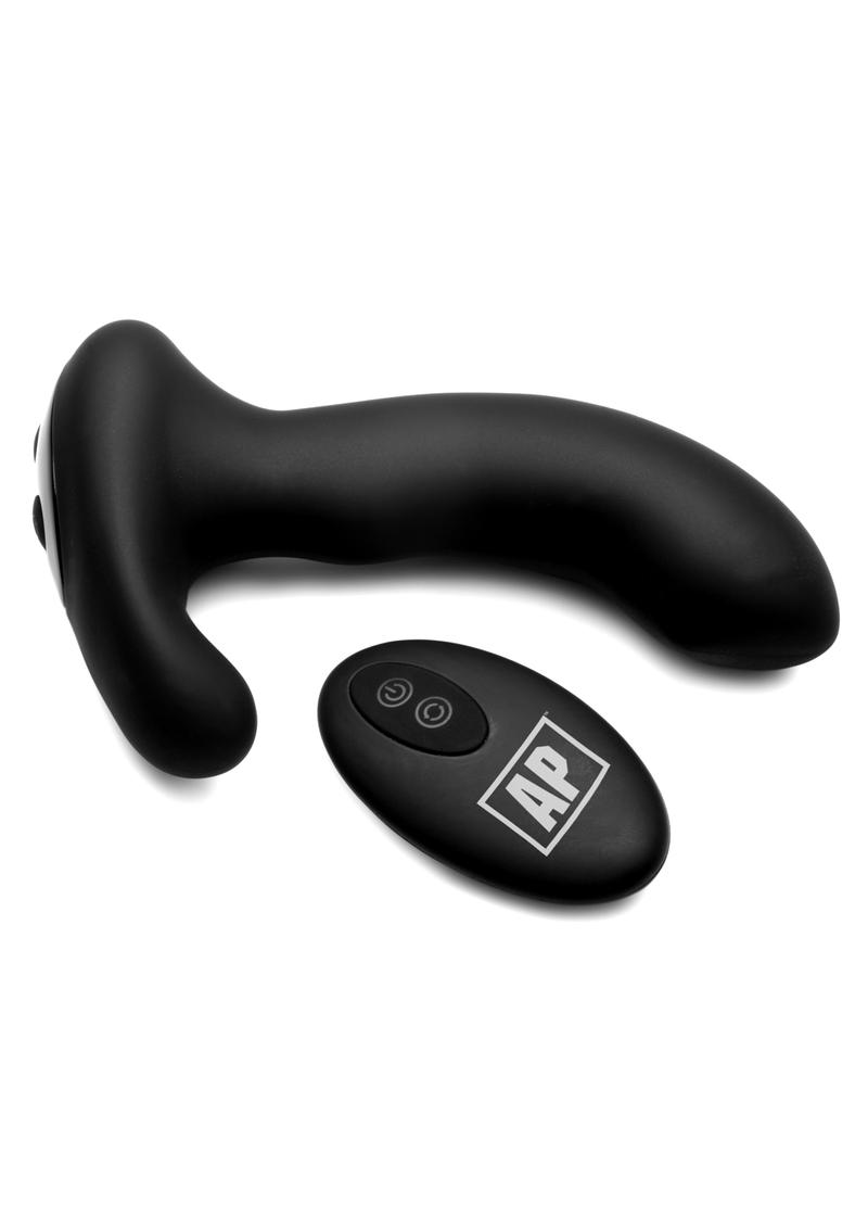 Alpha Pro P-Massage Silicone Prostate Stimulator with Stroking Bead
