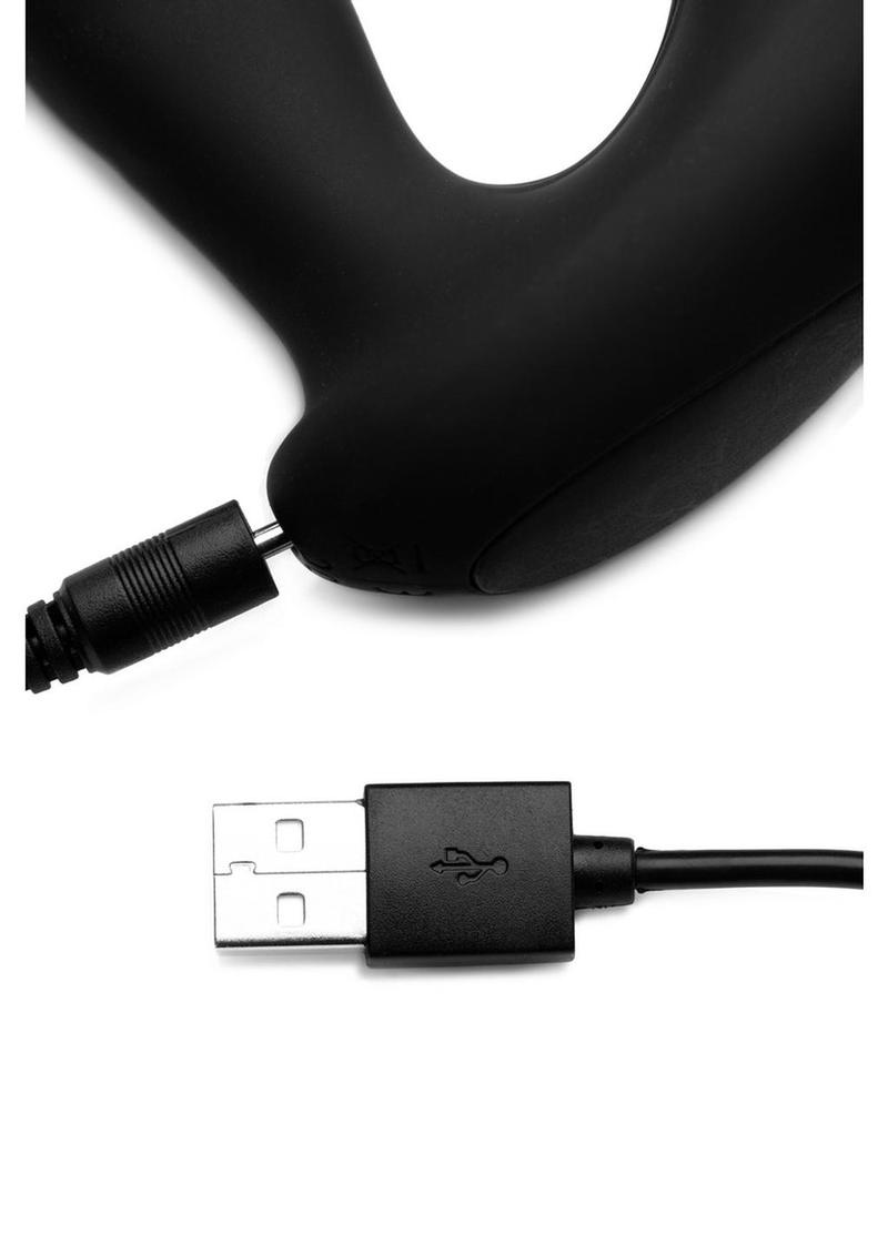 Alpha Pro P-Milker Silicone Prostate Stimulator with Milking Bead