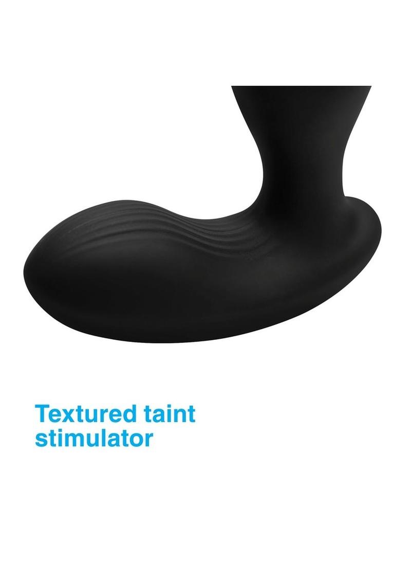 Alpha Pro P-Stroke Silicone Prostate Stimulator with Stroking Shaft