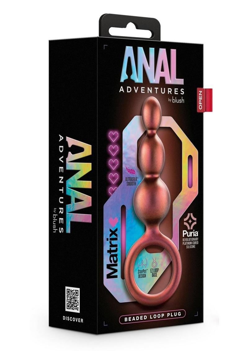 Anal Adventures Matrix Beaded Loop Plug