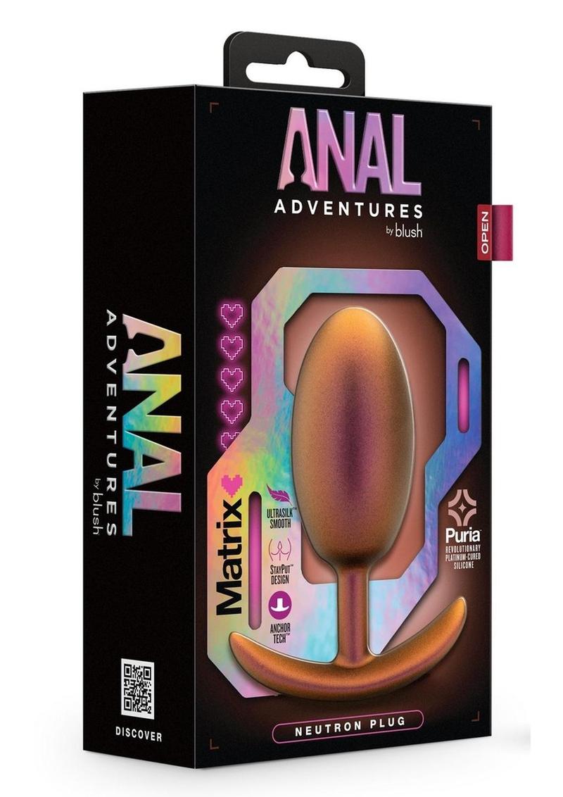 Blush Anal Adventures Matrix Neutron Rechargeable Silicone Anal Plug
