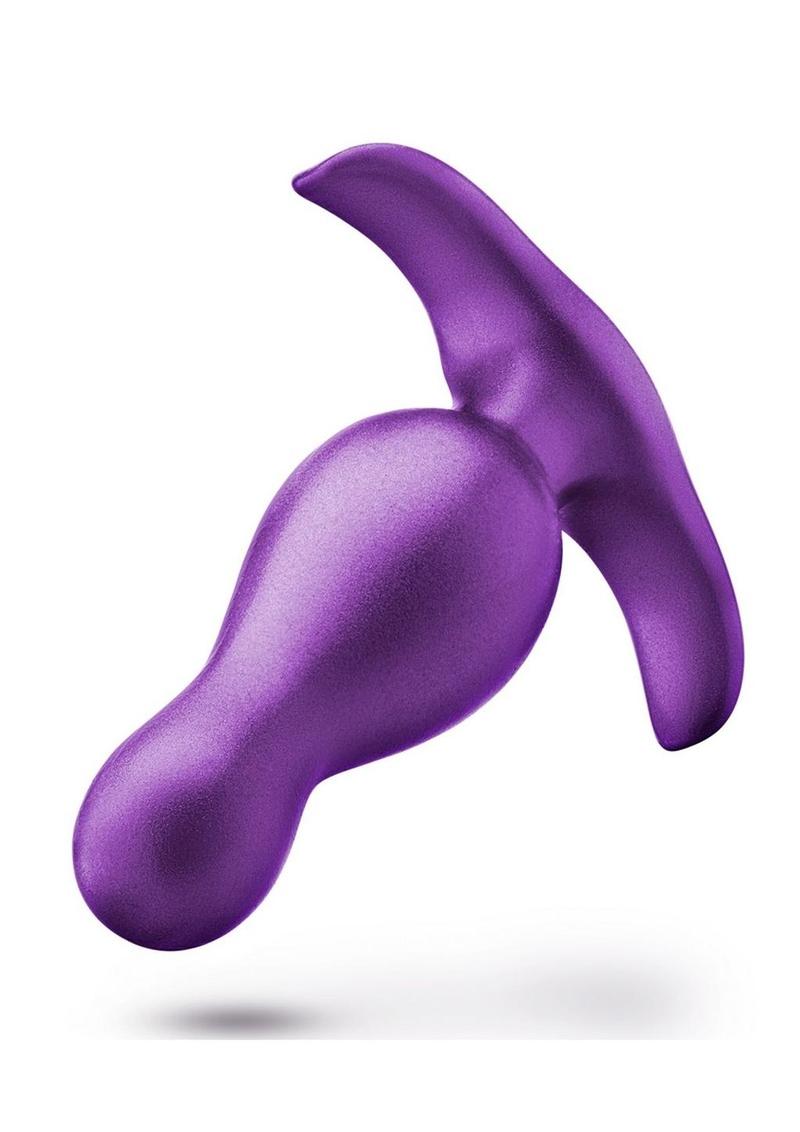 Anal Adventures Matrix Quantum Silicone Anal Plug in Galactic Purple