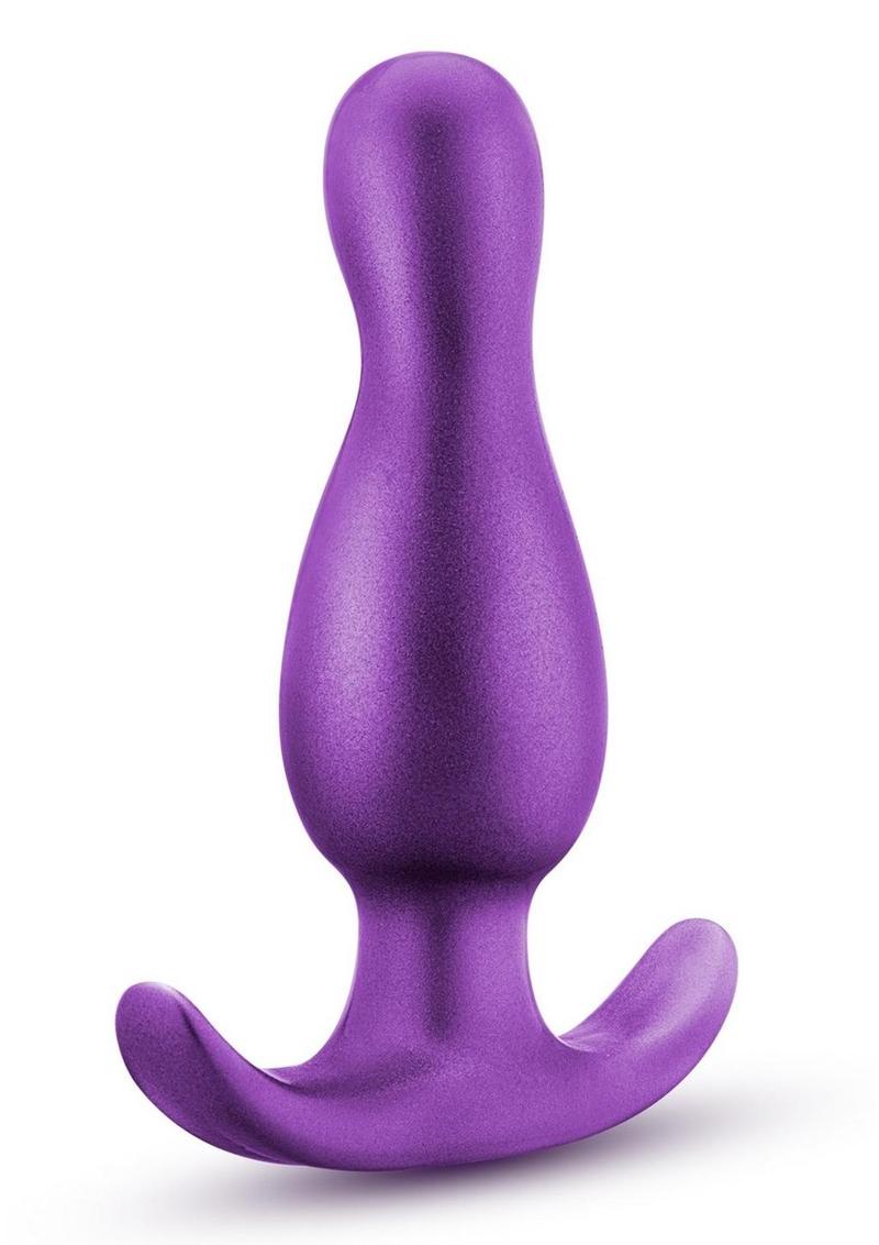 Anal Adventures Matrix Quantum Silicone Anal Plug in Galactic Purple