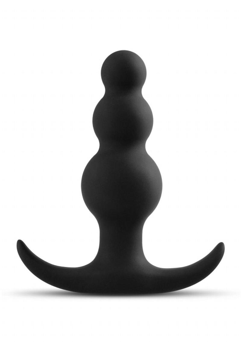 Anal Adventures Platinum Beaded Silicone Plug