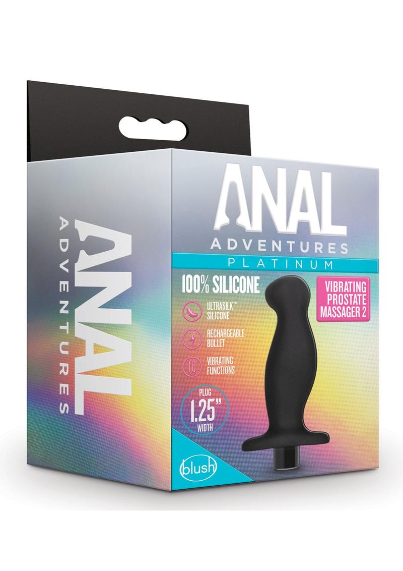 Anal Adventures Platinum Rechargeable Vibrating Prostate Massager