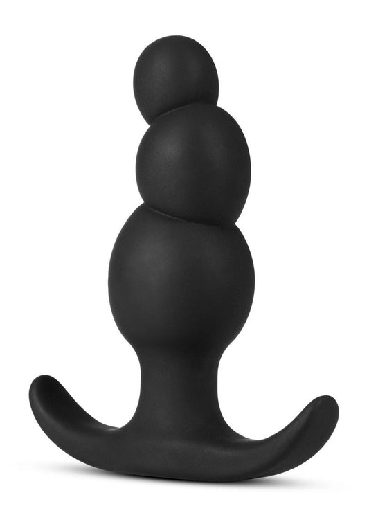 Anal Adventures Platinum Stacked Silicone Butt Plug