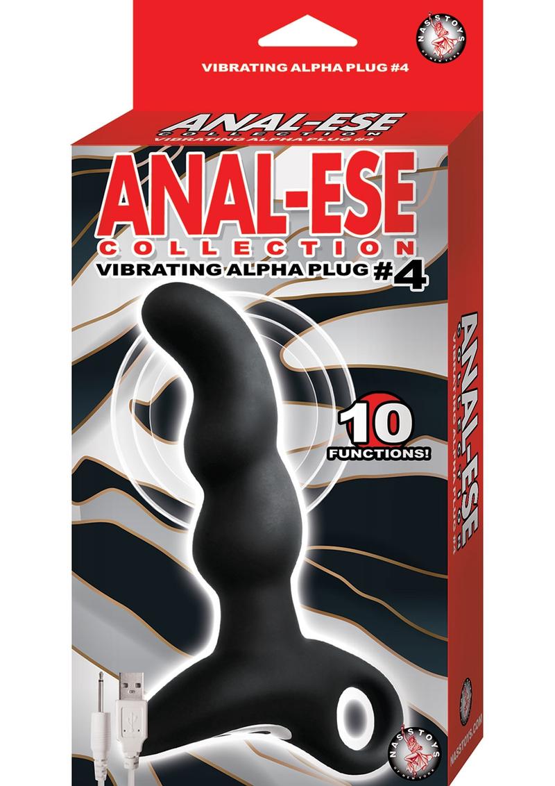 Anal Ese Collection Vibrating Alpha Silicone Plug