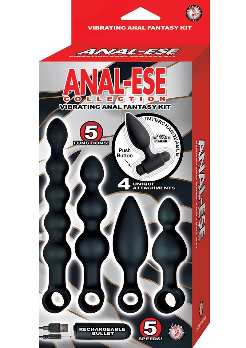 Anal Ese Collection Rechargeable Vibrating Anal Kit