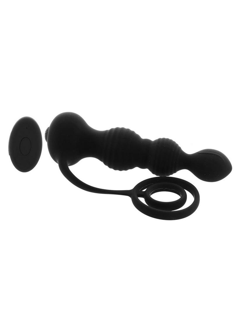 Anal-Ese Silicone Rechargeable Cock Ring With Remote Control