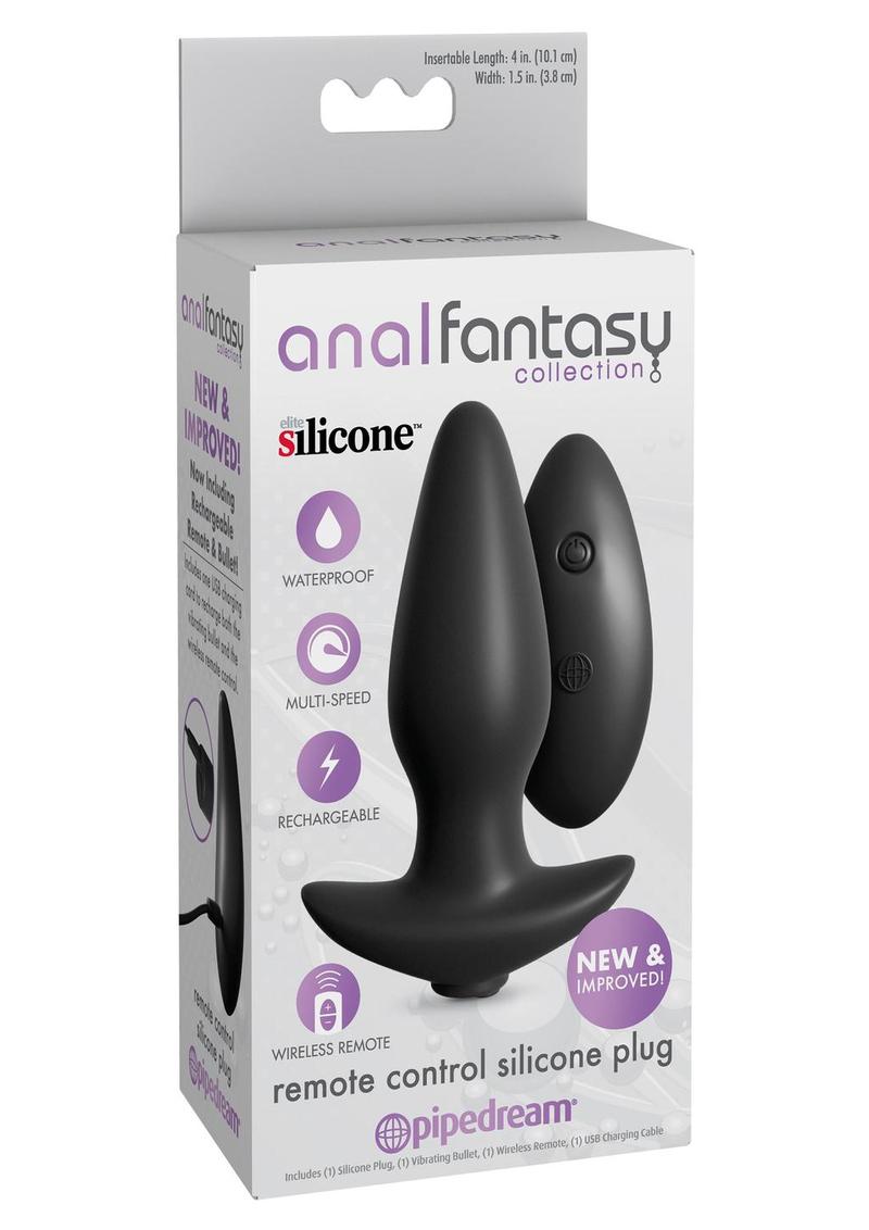 Anal Fantasy Collection Remote Control Silicone Plug